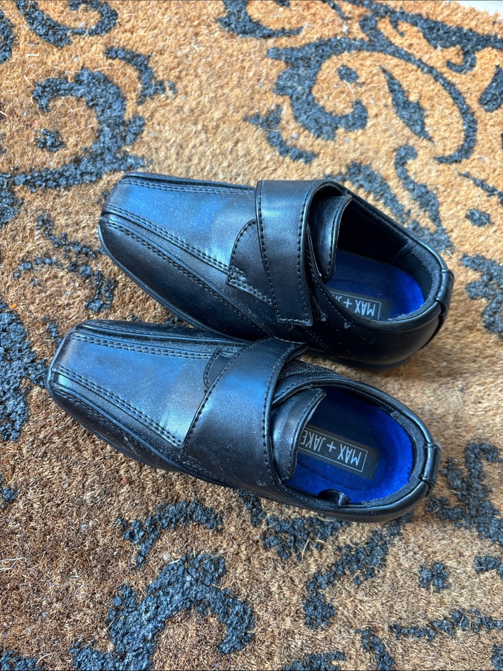 Kids Black Dress Shoes